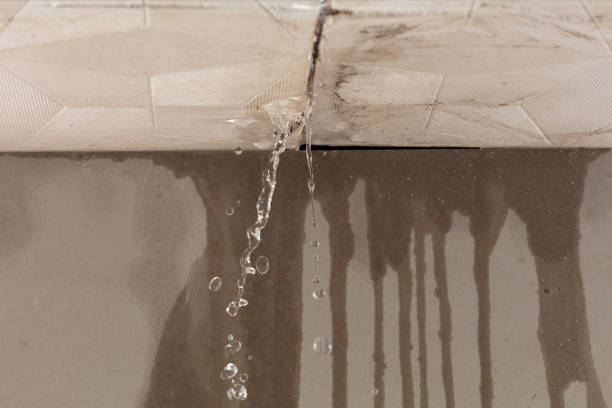 Professional Flood Damage Cleanup technician working in Waterford, WI